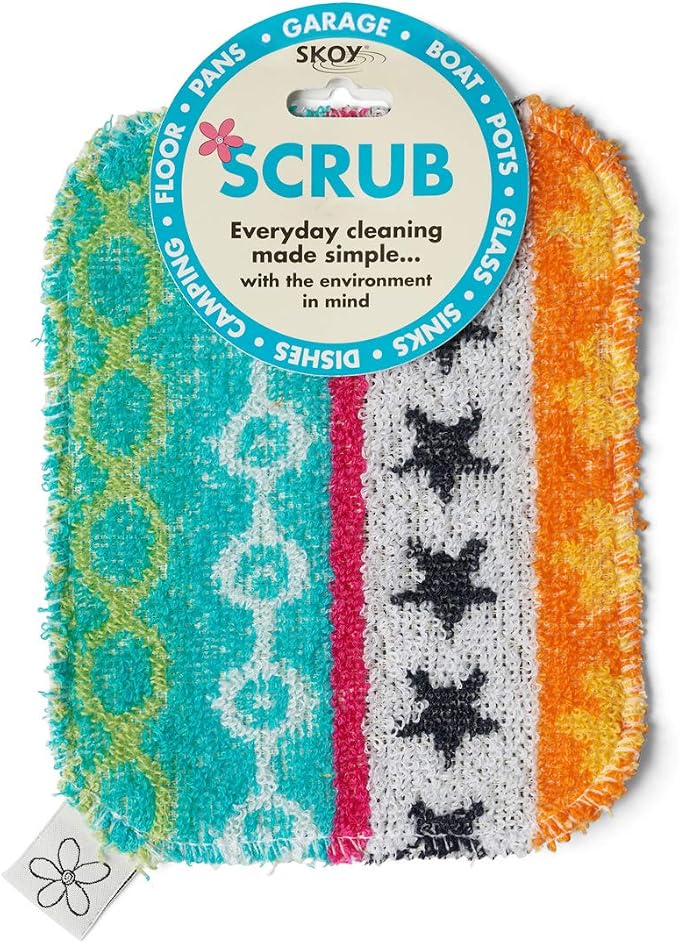 Skoy Scrub, 1-Piece Reusable, Non-Scratching Dish Scrubber by Skoy