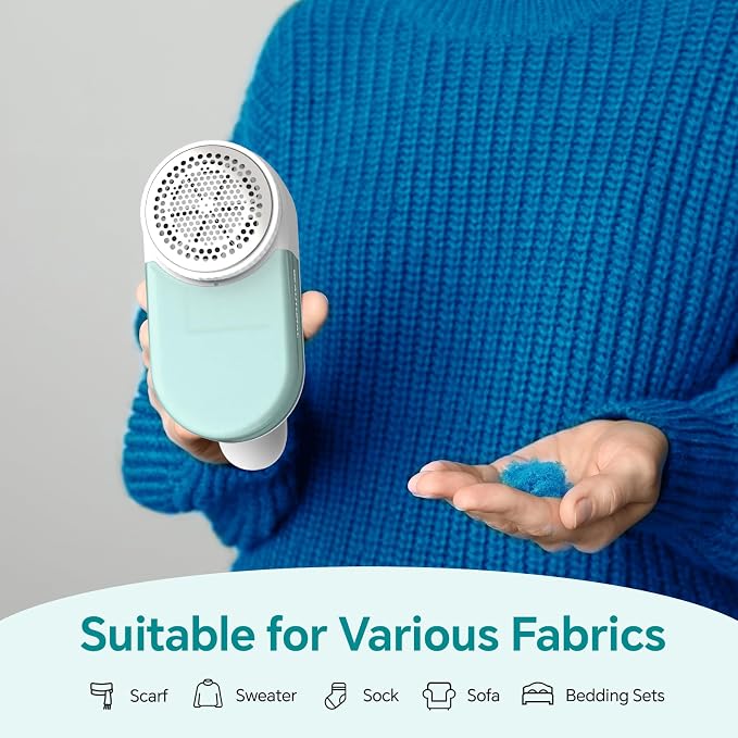 BEAUTURAL Fabric Shaver and Lint Remover, Rechargeable Sweater Defuzzer - Image 6