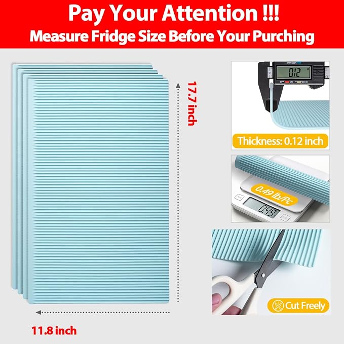 GOYLSER Food-Grade Silicone Refrigerator Liners - Image 2