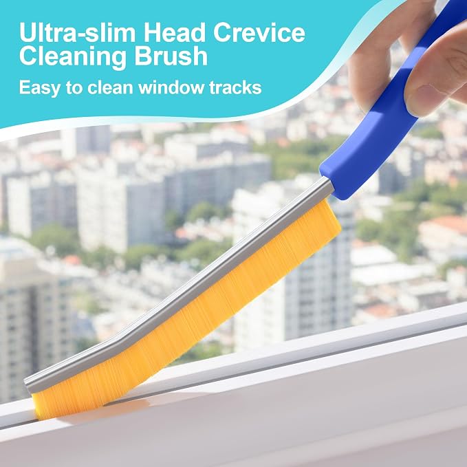 JOYMOOP 4 Pack Crevice Cleaning Brush, House Cleaning Supplies, Magnetic Gap - Image 3