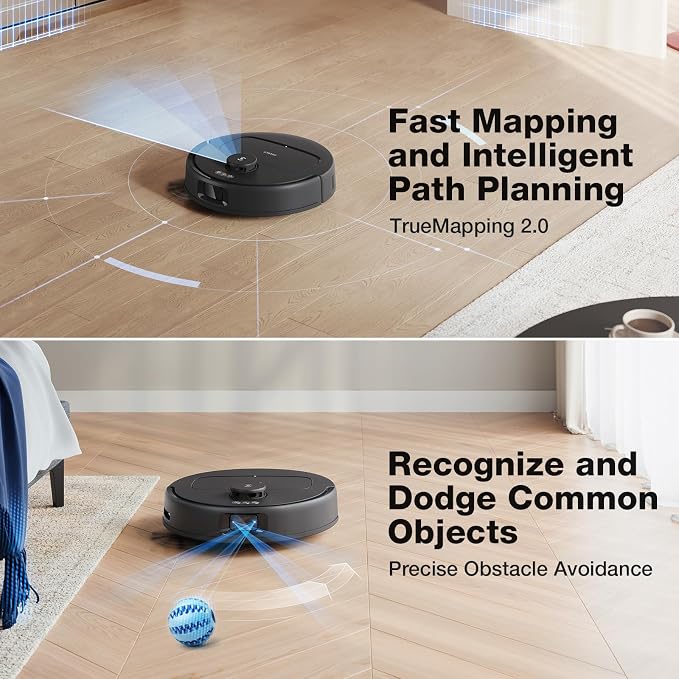 ECOVACS DEEBOT N30 Omni Care Robot Vacuum and Mop, 10000Pa Suction, TruEdge - Image 7