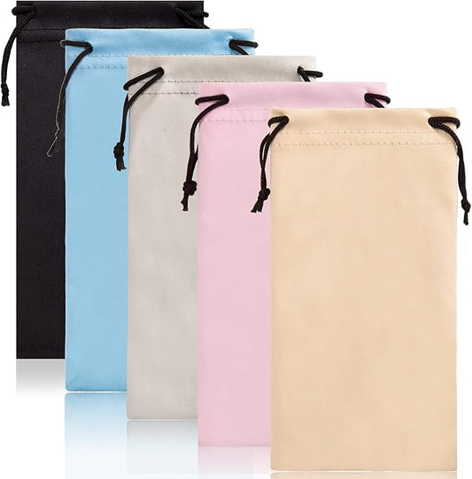 TRIUMPH VISION Soft Eyeglass Pouch 3 Pack by TRIUMPHVISION