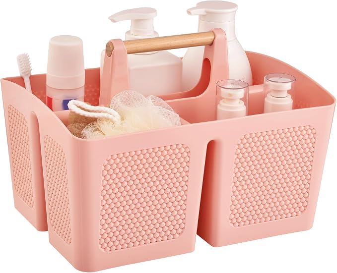 Haundry Plastic Pink Shower Caddy Basket by Haundry