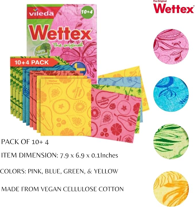 Wettex The Original 14 Pack Swedish Dishcloth - Image 5