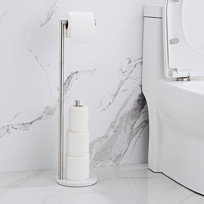 Marble Toilet Paper Holder Stand - Image 3