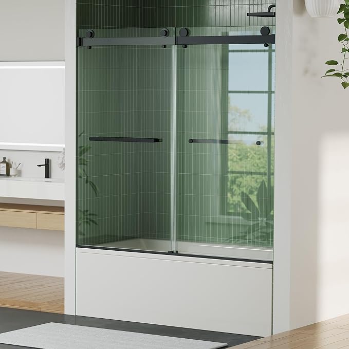 Bathtub Shower Door, 1/4" SGCC Tempered Glass - Image 7