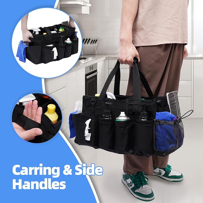 2 Large Cleaning Supplies Bags for Housekeepers for Kitchen - Image 3