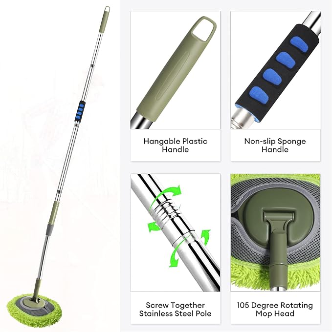 Wall Cleaner, Max 66'' Wall Mop - Image 3