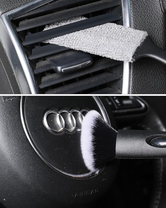 Car Detailing Brush Set, Leather Seats, Washing Wheels, Engine Bay, Car - Image 4