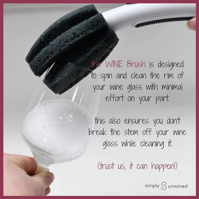 | The WINE Brush – One Step Patented Stemware Cleaning Sponge - Image 9