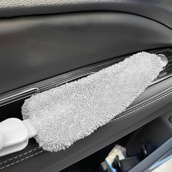 Car Air Vent Cleaning Brush Car Detailing Air Outlet Duster - Image 6