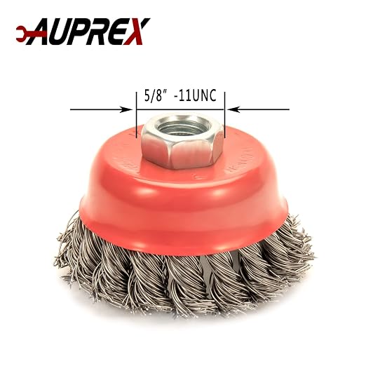 2 Pack Knotted Wire Cup Brush for Angle Grinders - Image 3
