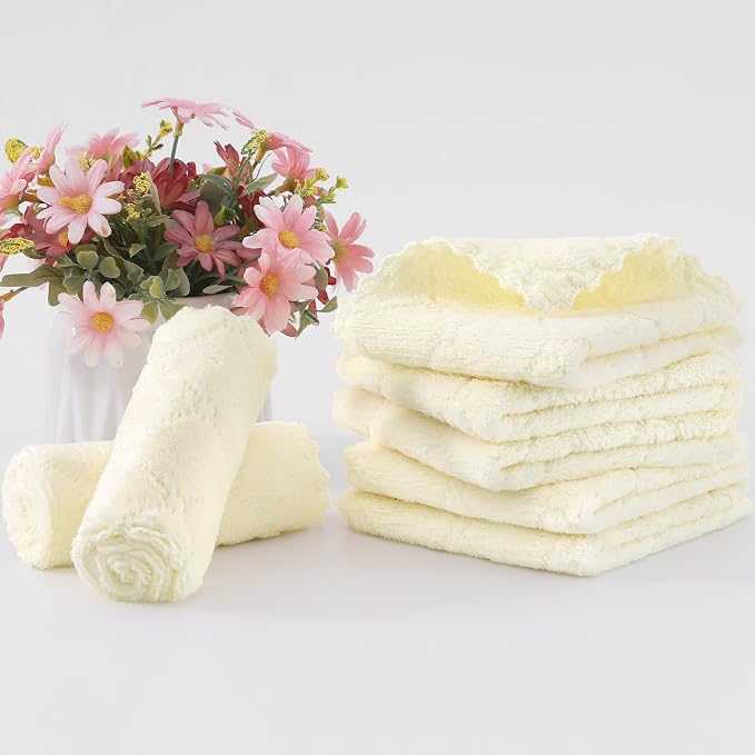 Homaxy 12 Pack Kitchen Dish Cloths, Super Soft and Absorbent Coral Velvet Dish - Image 6