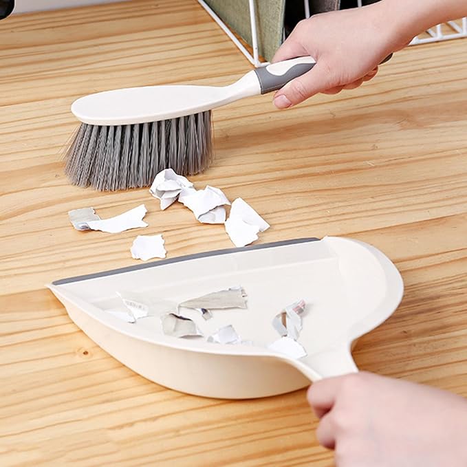 Small Tabletop Cleaning Dustpan Set, Dust Pans - Image 3