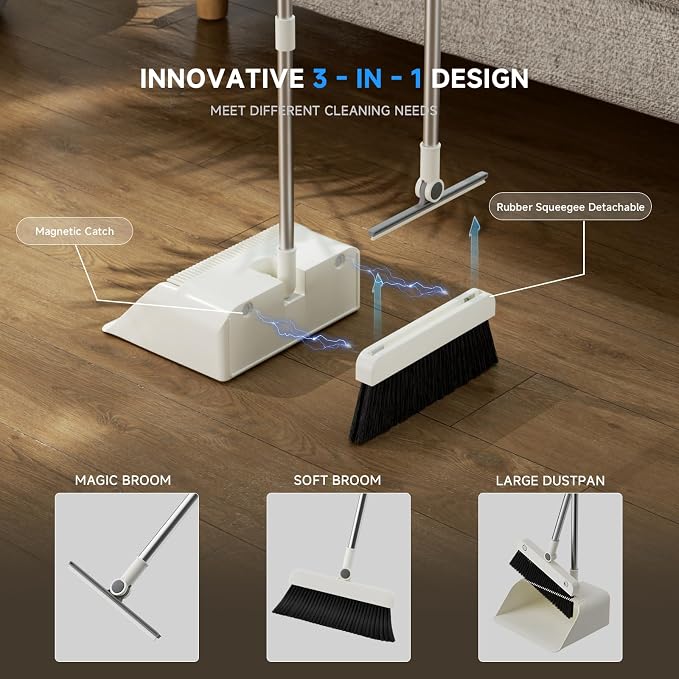 Magnetic Broom and Dustpan Set - Image 4