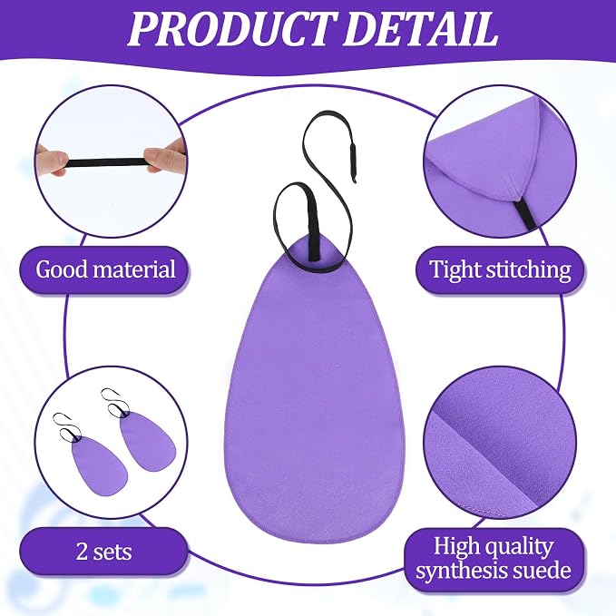 2 PCS Clarinet Swab Cloth Cleaner, Effectively Clean Dirt, Clarinet Cleaning - Image 3