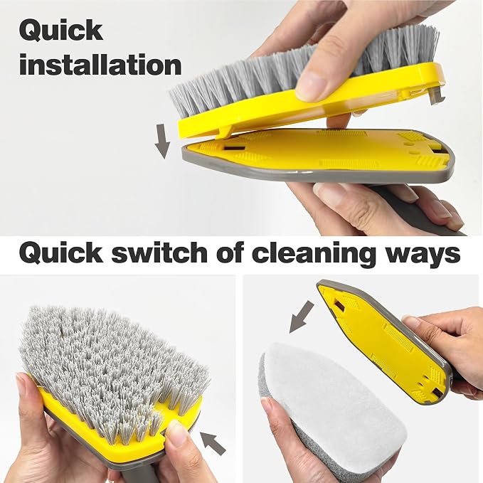 NEWE Shower Cleaner Brush, Tub Tile Scrubber - Image 6