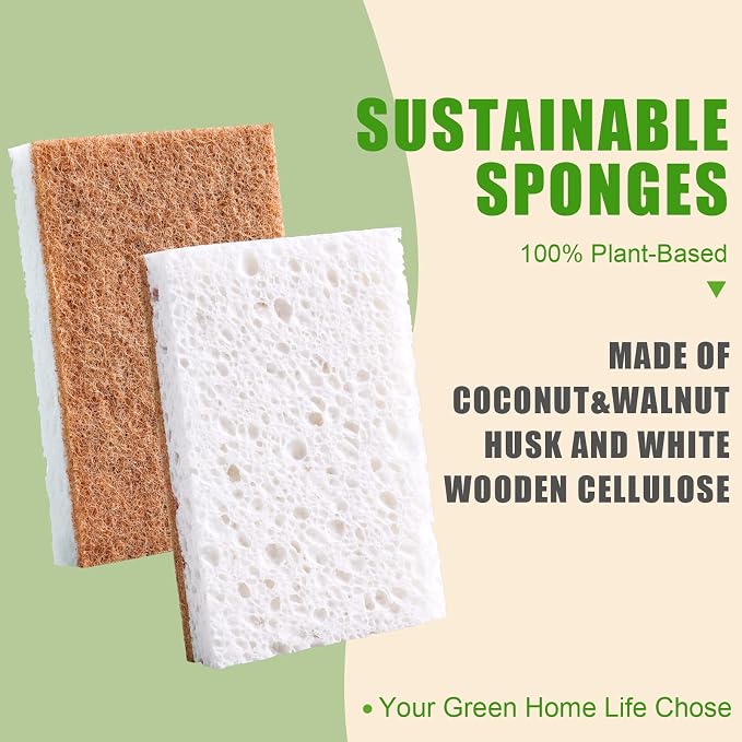 Biodegradable Natural Kitchen Sponge，Eco Friendly Sponges - Image 2