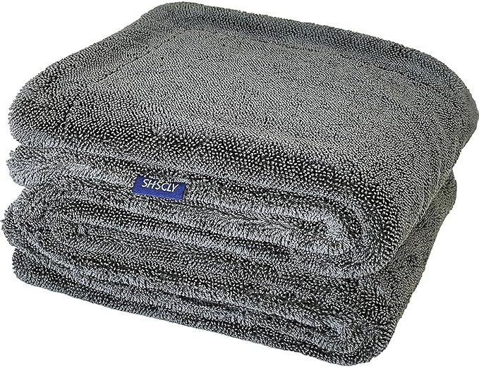 SHSCLY Dual-Sided Microfiber Car Drying Towel – Professional Control, by SHSCLY