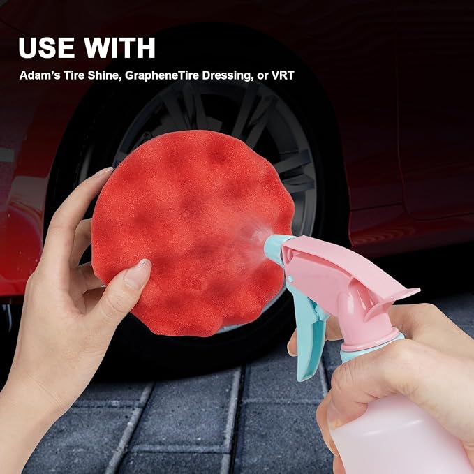 4 Pack Large Tire Shine Applicator Pad, Tire Hex Grip Applicator, Tire Shine - Image 4