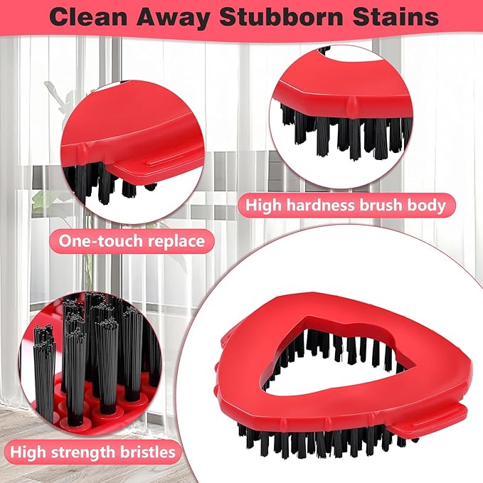 Mop Replacement Heads 6 Pcs & 2 Scrub Brushes Combo - Image 5