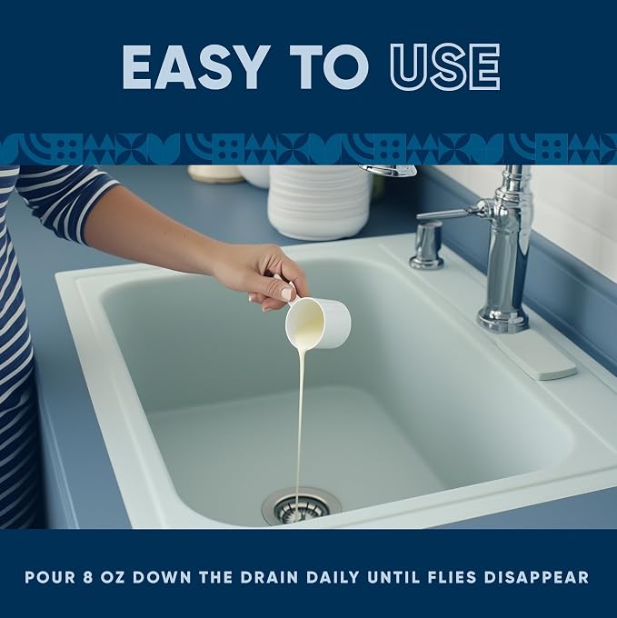 Fruit Fly Drain Treatment | Drain Fly Eliminator | Eliminates Gnats, Sewer - Image 7