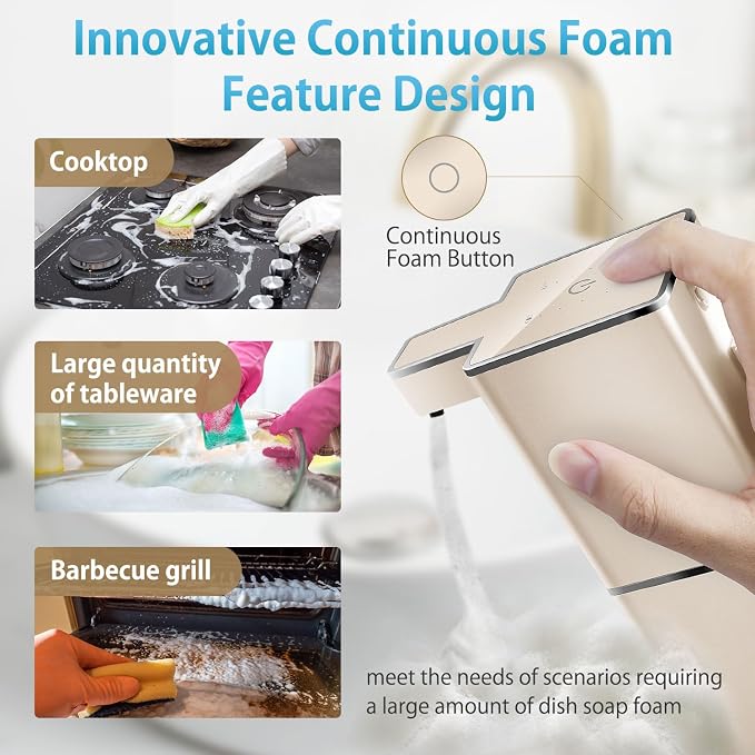 Automatic Soap Dispenser Touchless Foaming Soap Dispenser 300ml/12.8oz - Image 3