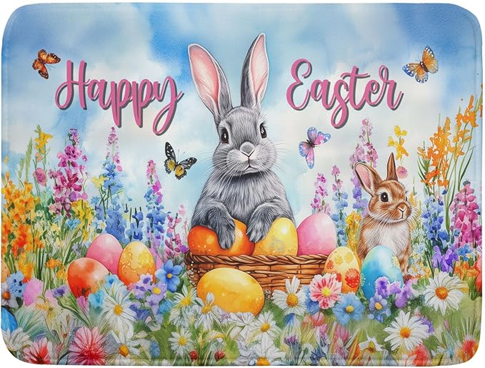 Khope Happy Easter Dish Drying Mat by Unknown