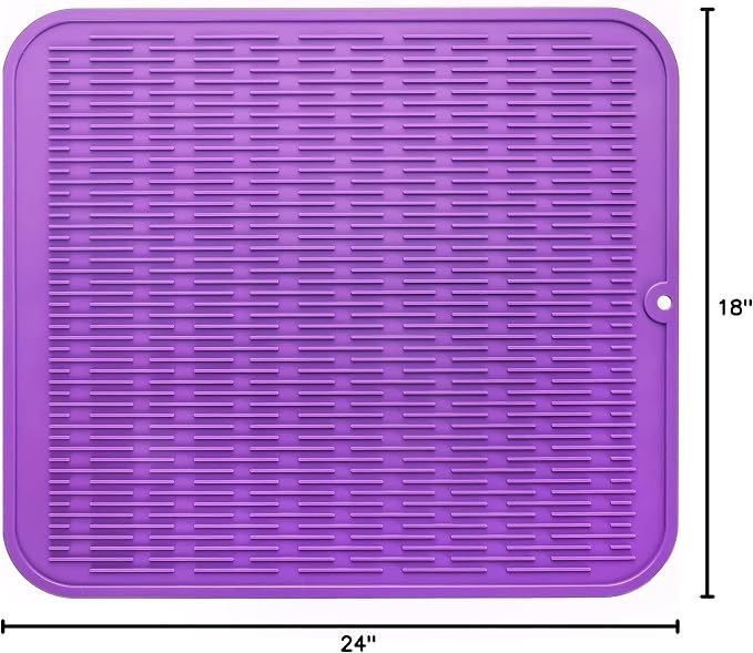 Silicone Dish Drying Mat for Multiple Usage, Easy clean, Eco-friendly, - Image 9