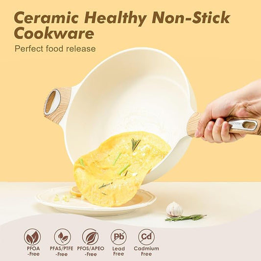 SENSARTE Ceramic Nonstick Frying Pan Skillet - Image 2