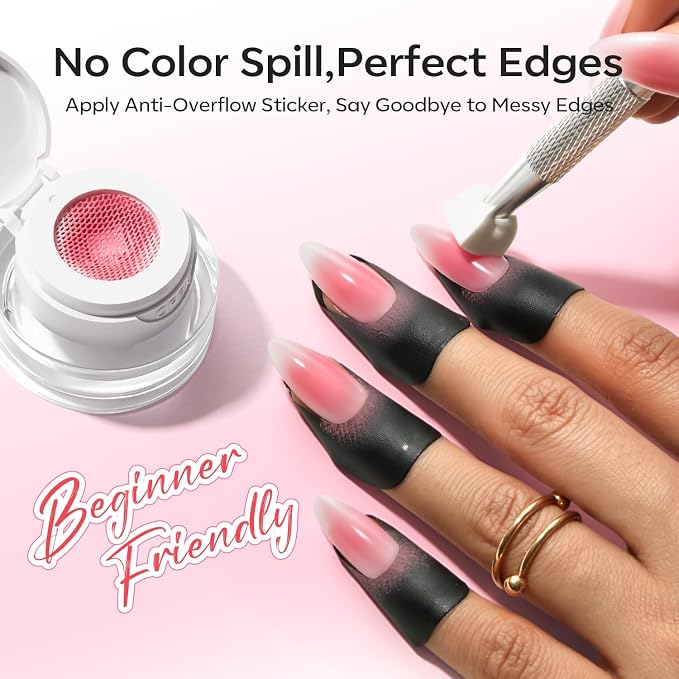 modelones Pat Paint Gel Nail Polish, 6 Colors Soak Off UV Patting Gel Polish - Image 7