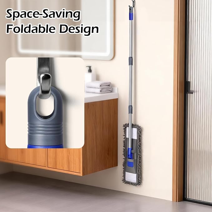 MASTERTOP Microfiber Mop for Floor Cleaning, Flat Dust Mop for Home and Kitchen - Image 5