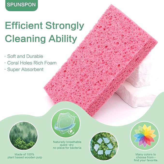 Large Cellulose Sponges, Kitchen Sponge - Image 4