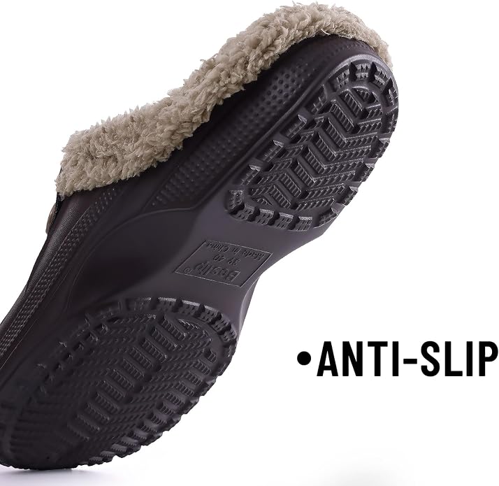 Beslip Classic Fur Lined Clogs Waterproof Winter Fuzzy Slippers - Image 5