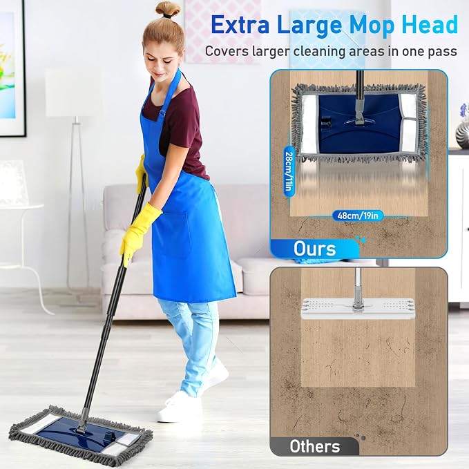 Wall Cleaner Mop with Long Handle, Extra Wall Dust Mop - Image 4