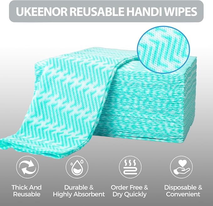 Disposable Dish Cloths, Machine Washable J Cloth, Heavy Duty Handy Cleaning - Image 3