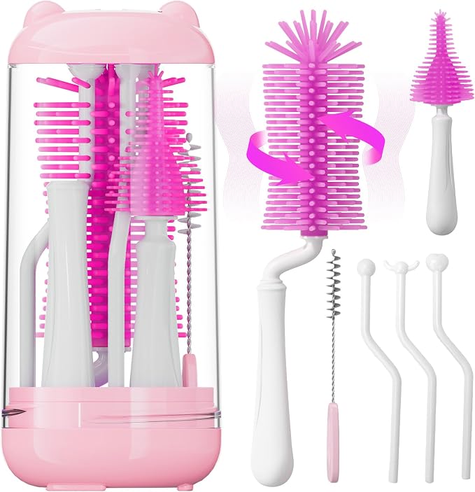 Bottle Brush Set, Travel Bottle Cleaner Kit by Unknown