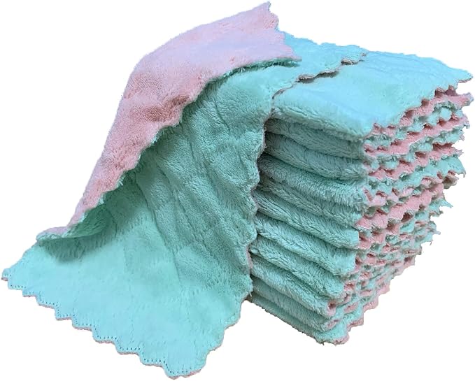 kimteny 12 Pack Kitchen Cloth Dish Towels, Premium Dishcloths, Super Absorbent - Image 8
