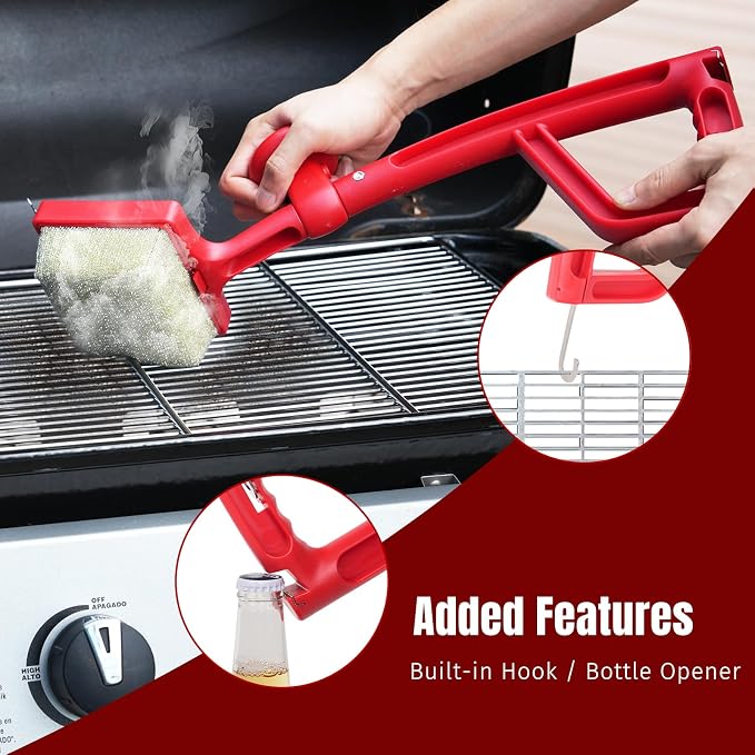 Grill Brush Bristle Free with Aramid Fiber - Image 9