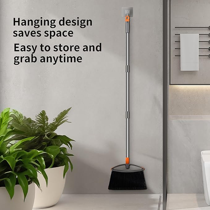 Professional-Grade Heavy-Duty Broom, a Versatile Cleaning Tool - Image 2