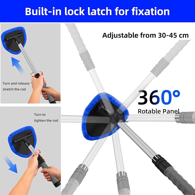 desin Windshield Cleaning Tool, Car Window Cleaner Windshield Cleaner - Image 3