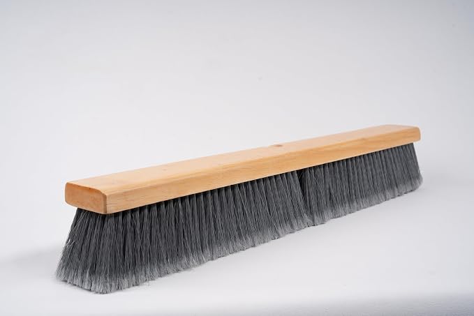 24" Grey Flagged Push Broom by Unknown