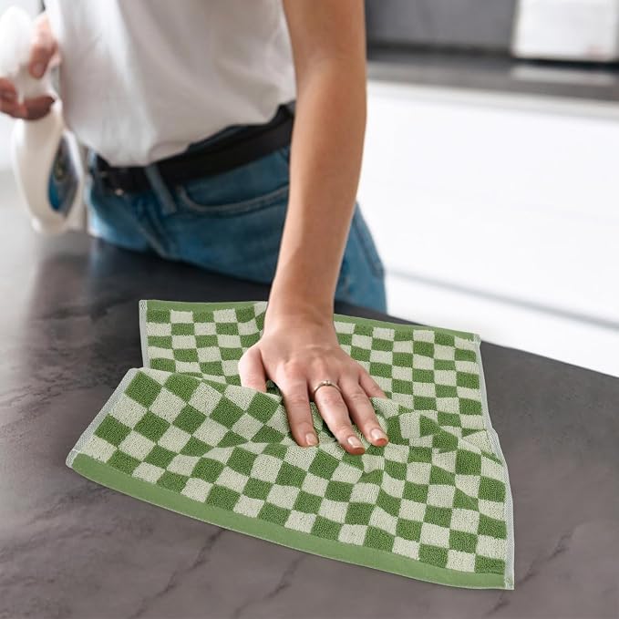 Jacquotha Wash Cloths Checkered 4 Pack - Image 8