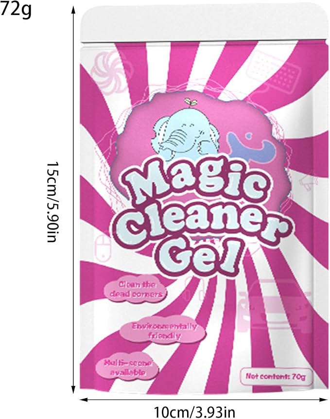 Car Cleaning Gel, Car Wash Interior Dust Remover Glue - Image 6