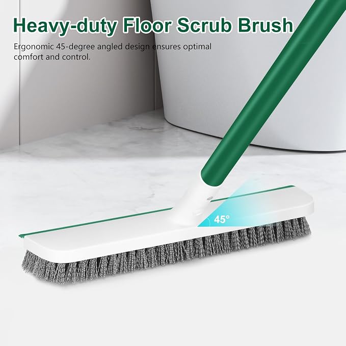 SetSail Upgraded Large 12 in Wide Floor Scrub Brush - Image 5