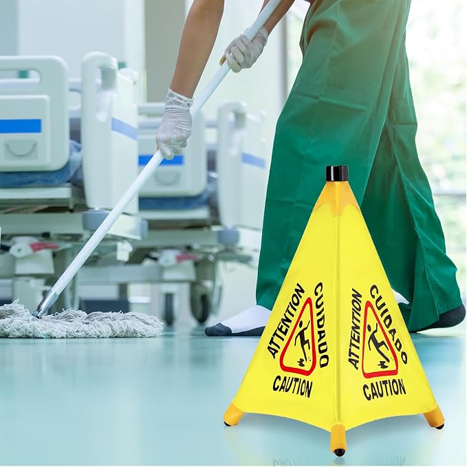 4 Pcs Pop up Wet Floor Sign - Image 4