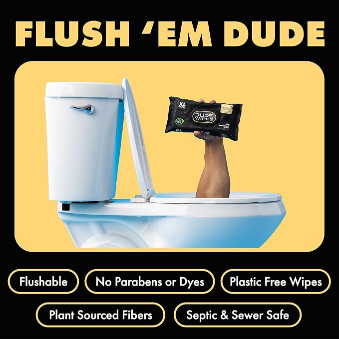 DUDE Wipes Shea BUTTer Flushable Wipes - Image 3