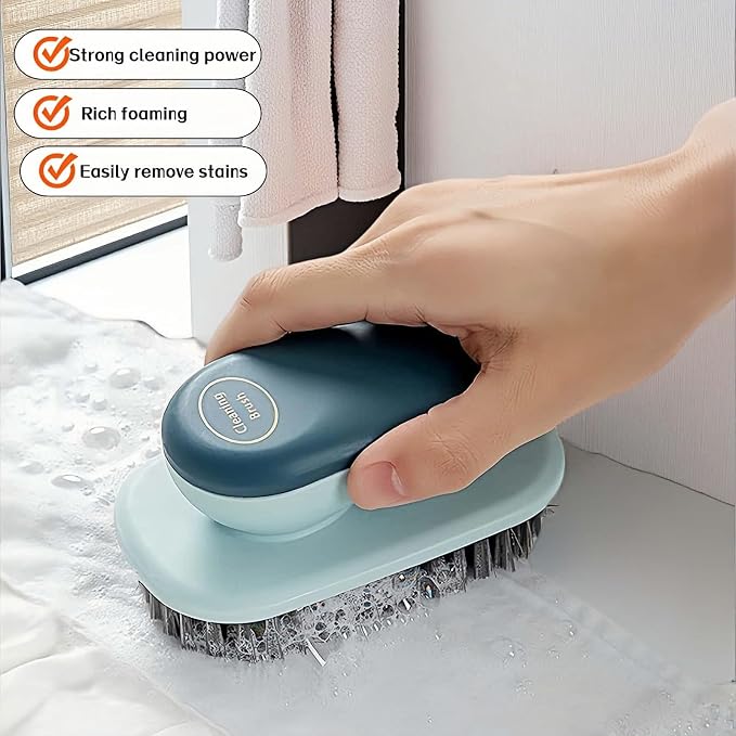 2-Pack Ergonomic Shoe & Laundry Scrub Brush Set - Image 5