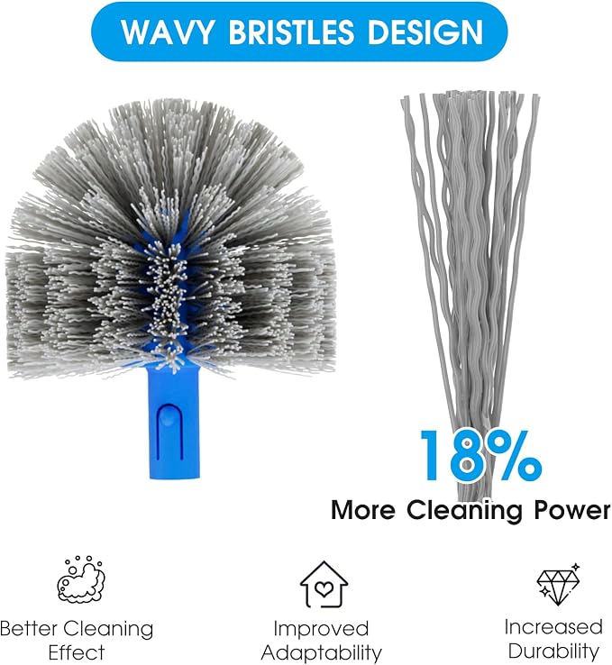 Pool Brush for Cleaning Pool Walls, Safe for Vinyl Liner - Image 3