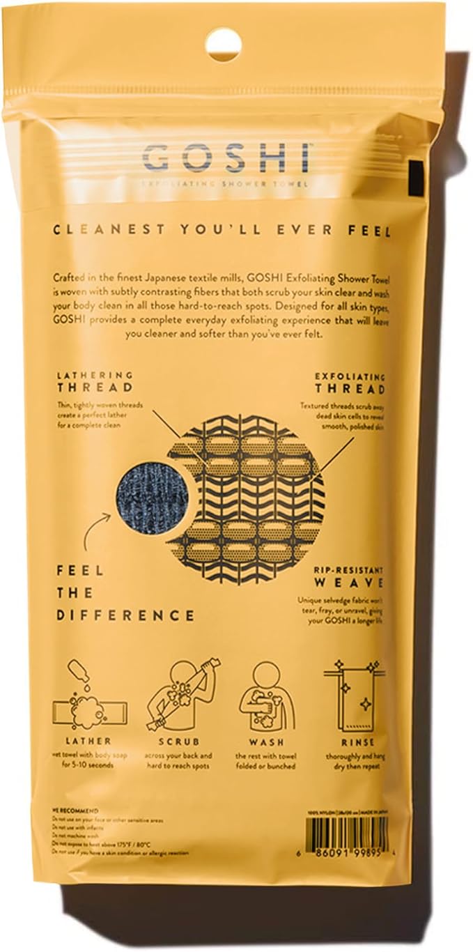 GOSHI Exfoliating Shower Towel - Image 2